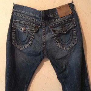 True Religion Ricky relaxed straight leg jeans 33